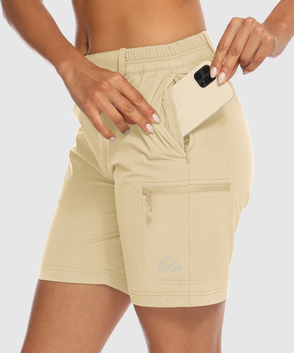 Women's Quick Dry Lightweight Stretchy Cargo Shorts