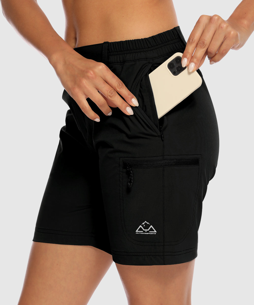 Women's Quick Dry Lightweight Stretchy Cargo Shorts