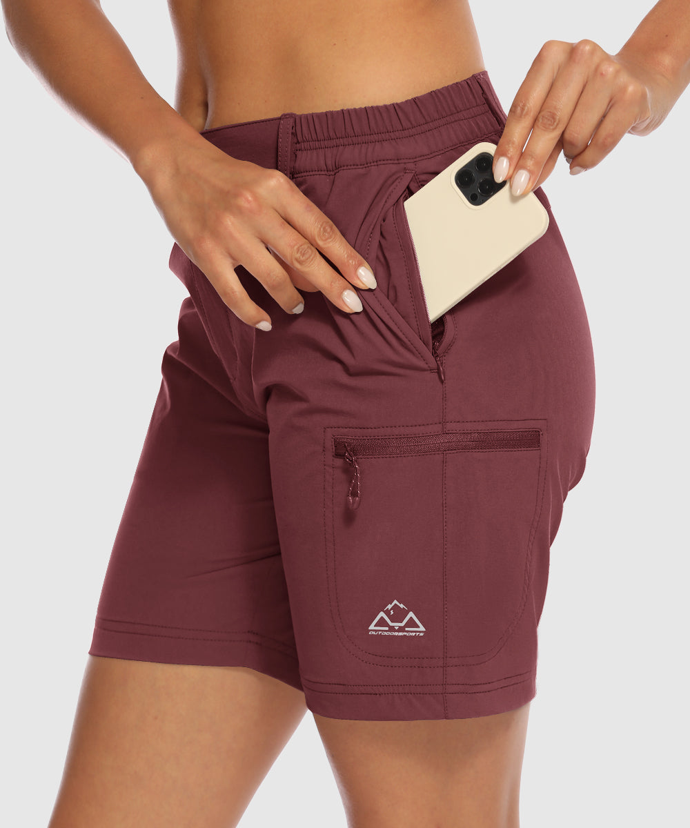 Women's Quick Dry Lightweight Stretchy Cargo Shorts