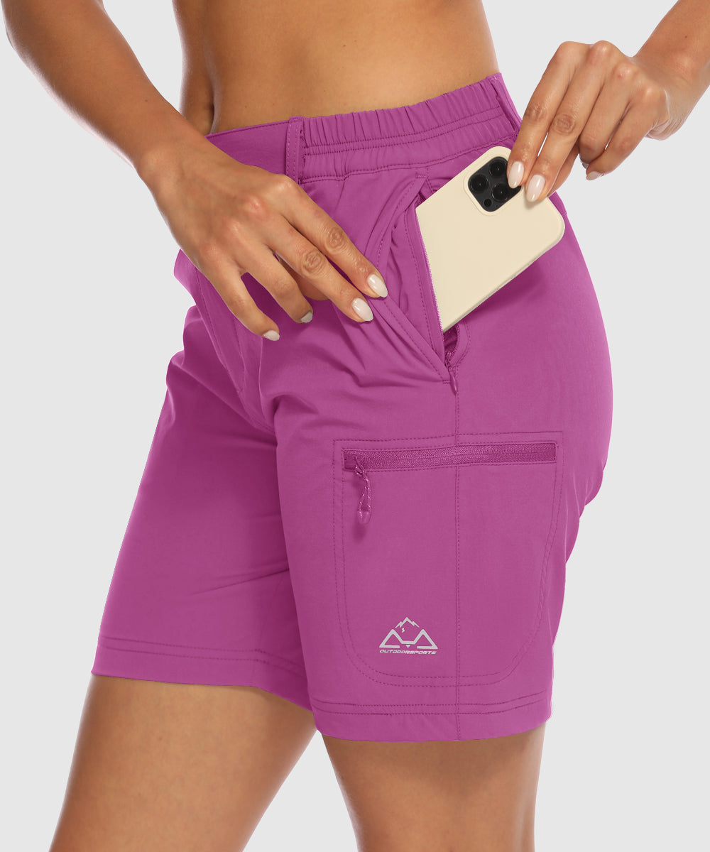 Women's Quick Dry Lightweight Stretchy Cargo Shorts