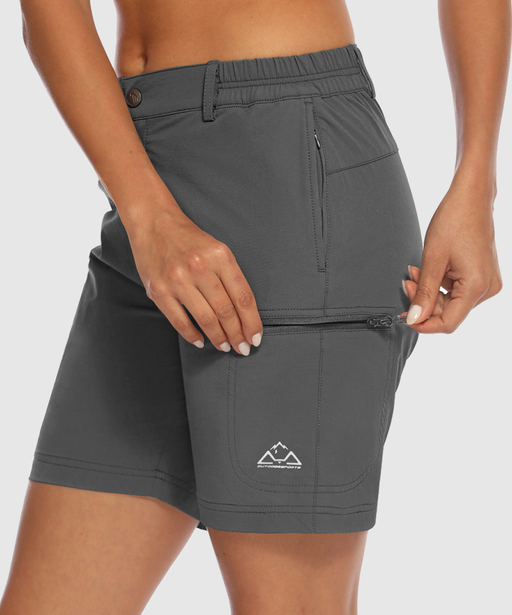 Women's Quick Dry Lightweight Stretchy Cargo Shorts