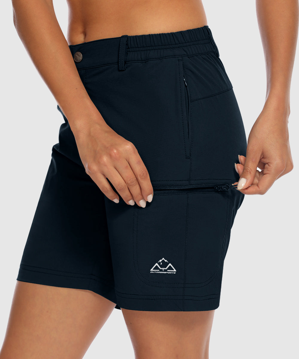 Women's Quick Dry Lightweight Stretchy Cargo Shorts