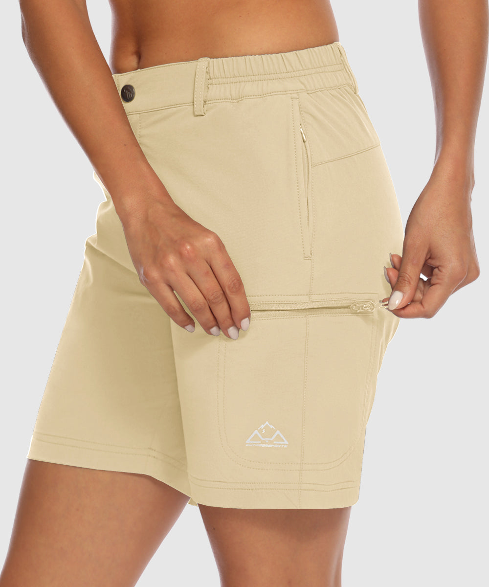 Women's Quick Dry Lightweight Stretchy Cargo Shorts