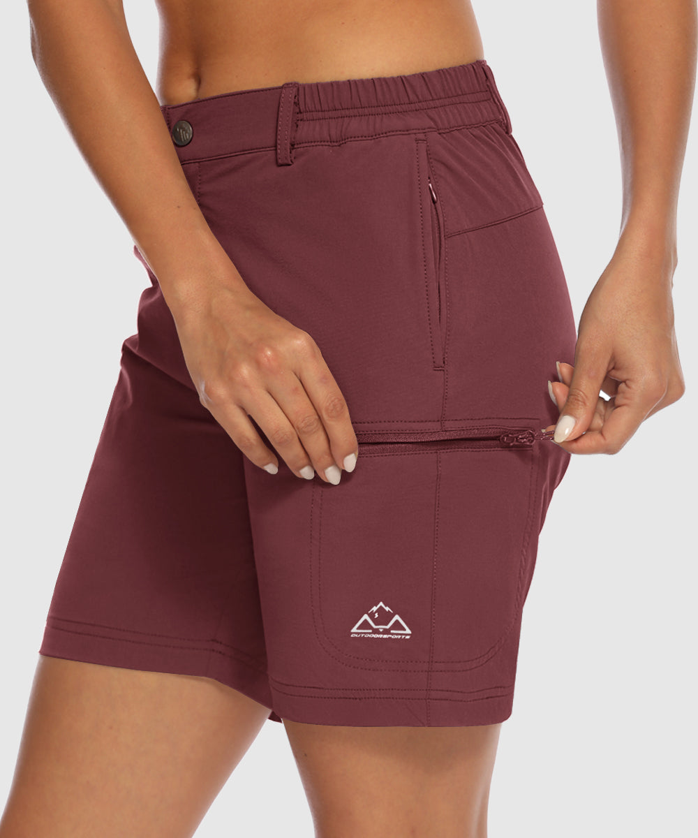 Women's Quick Dry Lightweight Stretchy Cargo Shorts