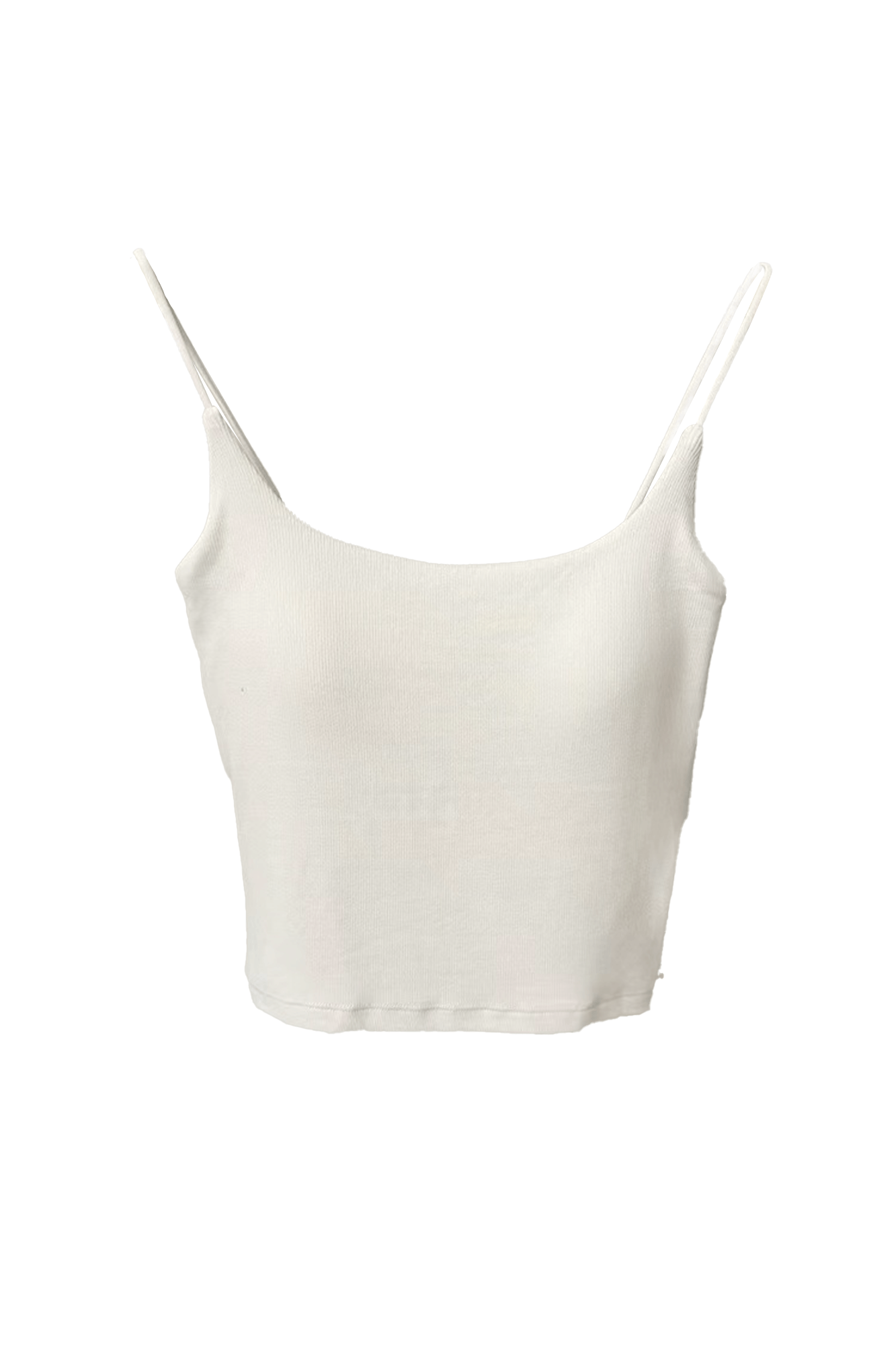 Spaghetti Strap Solid Top With Pad