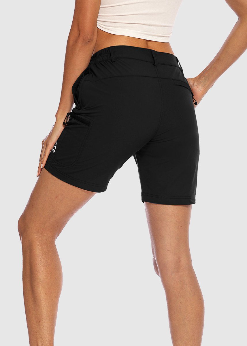 Women's Quick Dry Lightweight Stretchy Cargo Shorts--Plus