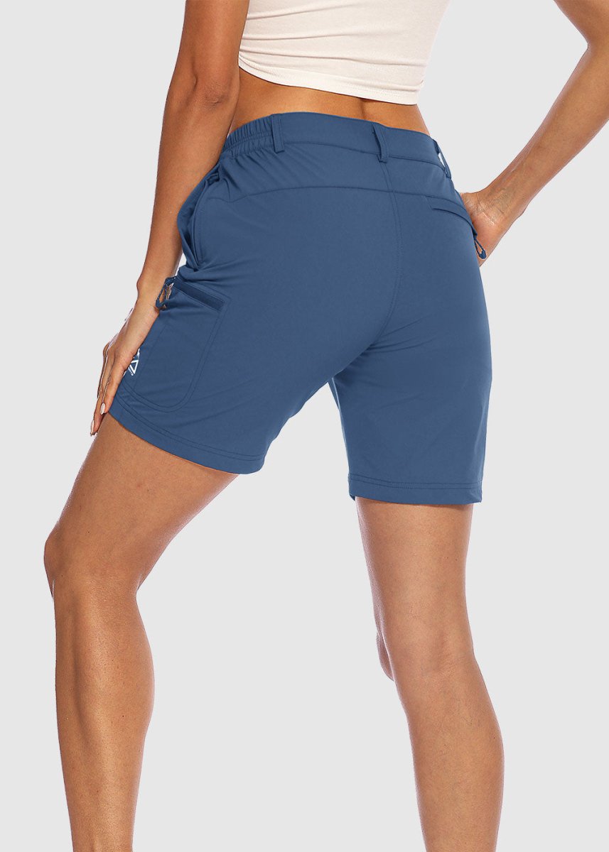 Women's Quick Dry Lightweight Stretchy Cargo Shorts--Plus