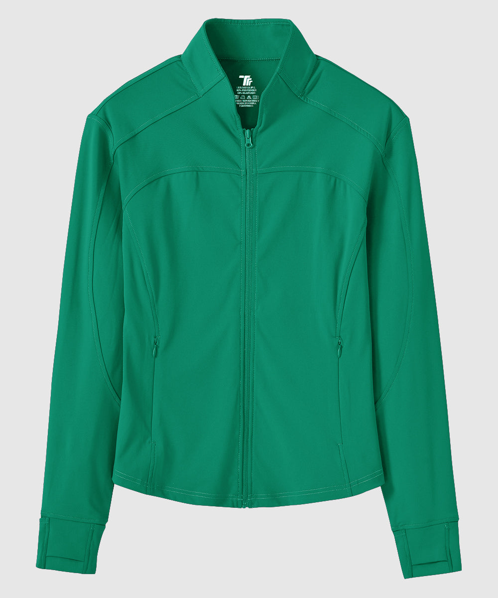 Women's Lightweight Full Zip Tight Mid Layer