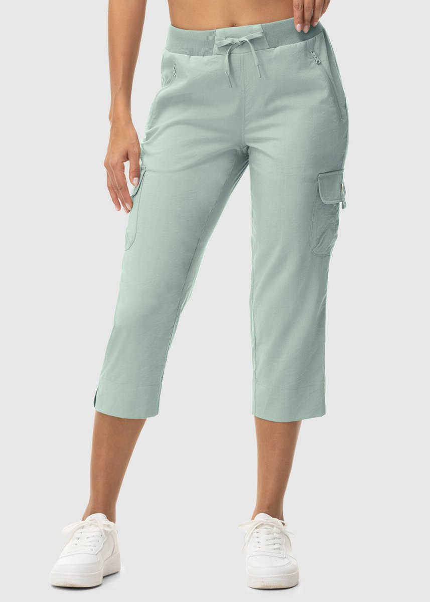 Women's Outdoor Athletic Travel Casual Cropped Pants