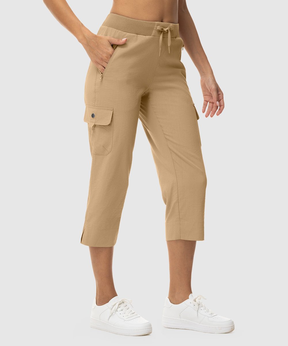 Women's Outdoor Athletic Travel Casual Cropped Pants