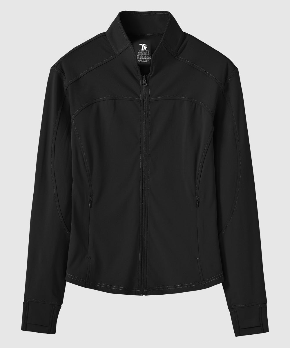 Women's Lightweight Full Zip Tight Mid Layer