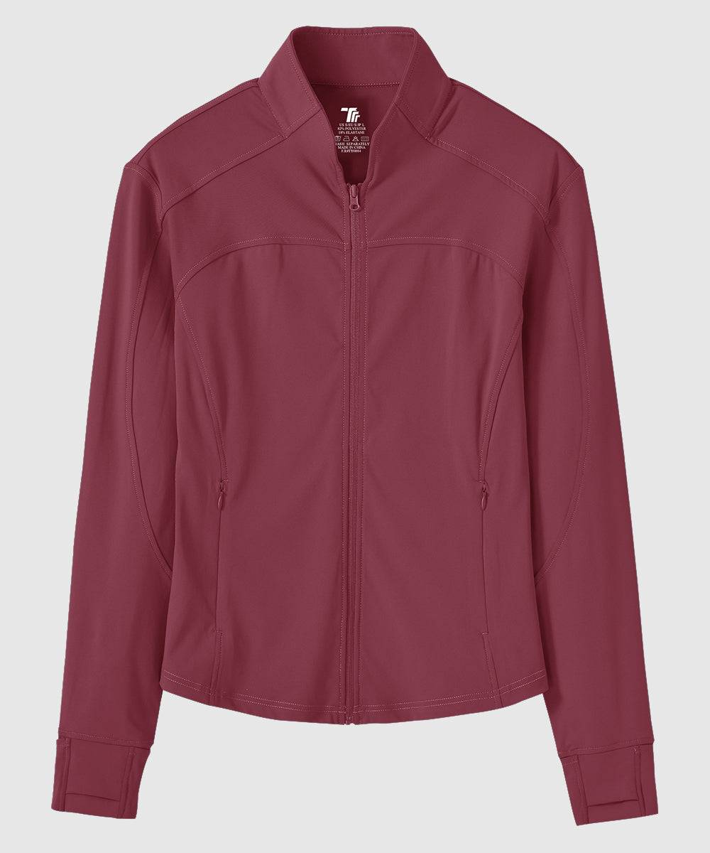 Women's Lightweight Full Zip Tight Mid Layer