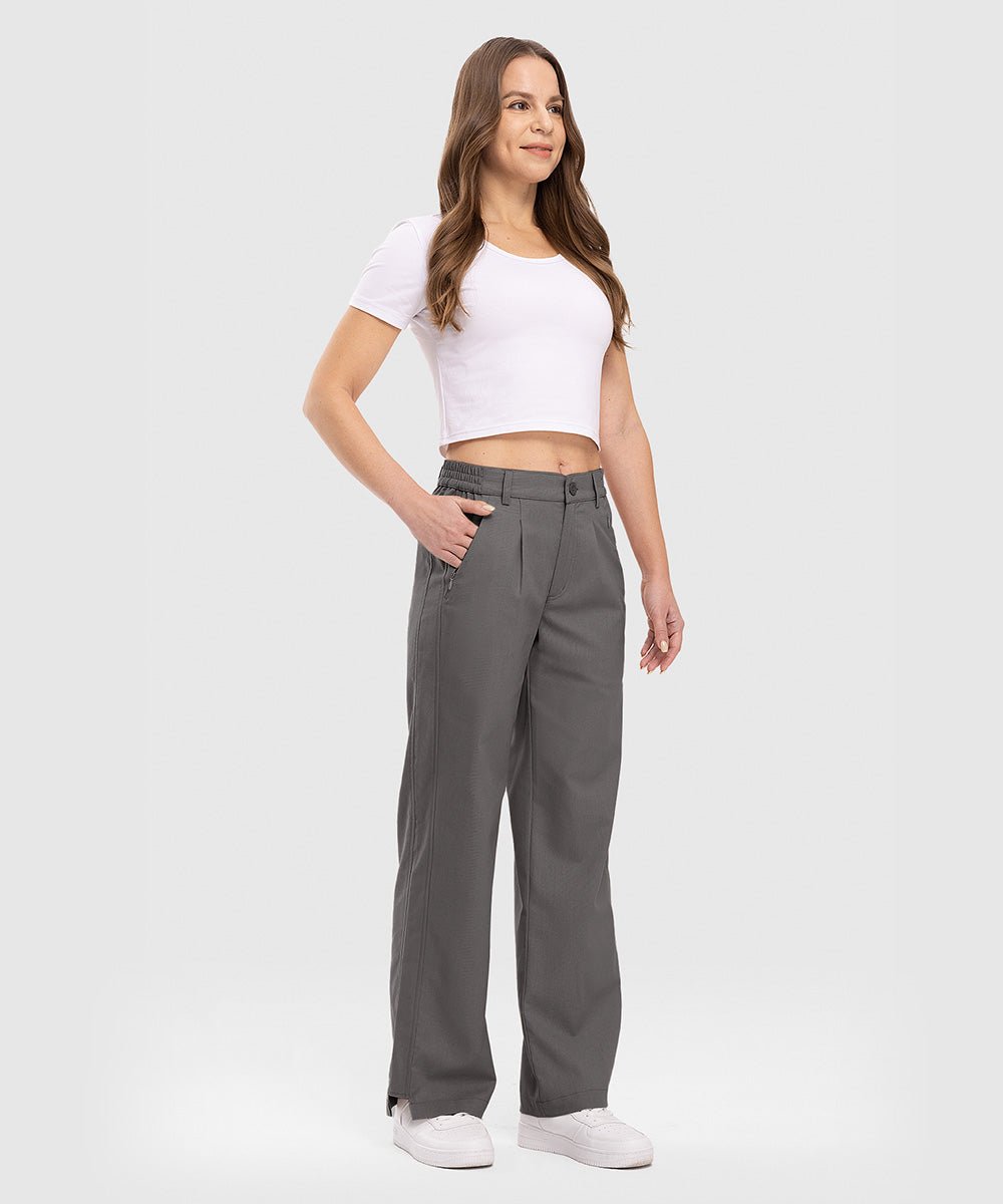 Women's Breathable Casual Straight Linen Pants