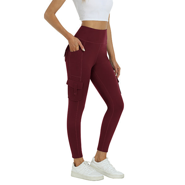 Women's High Waist Sports Pocket Pants