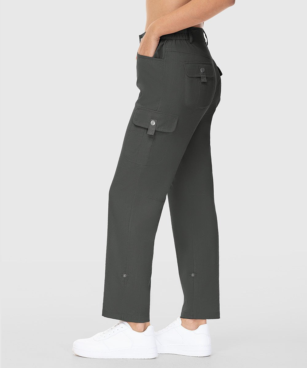 Women's Outdoor Leg Length Adjustable Straight Pants