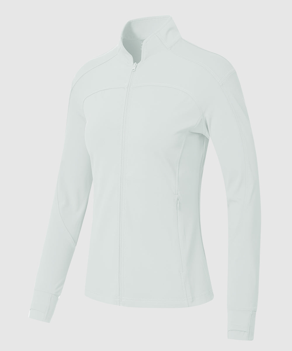 Women's Lightweight Full Zip Tight Mid Layer