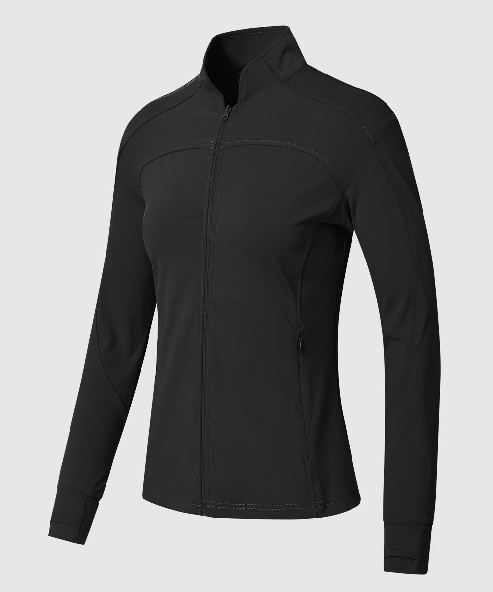 Women's Lightweight Full Zip Tight Mid Layer