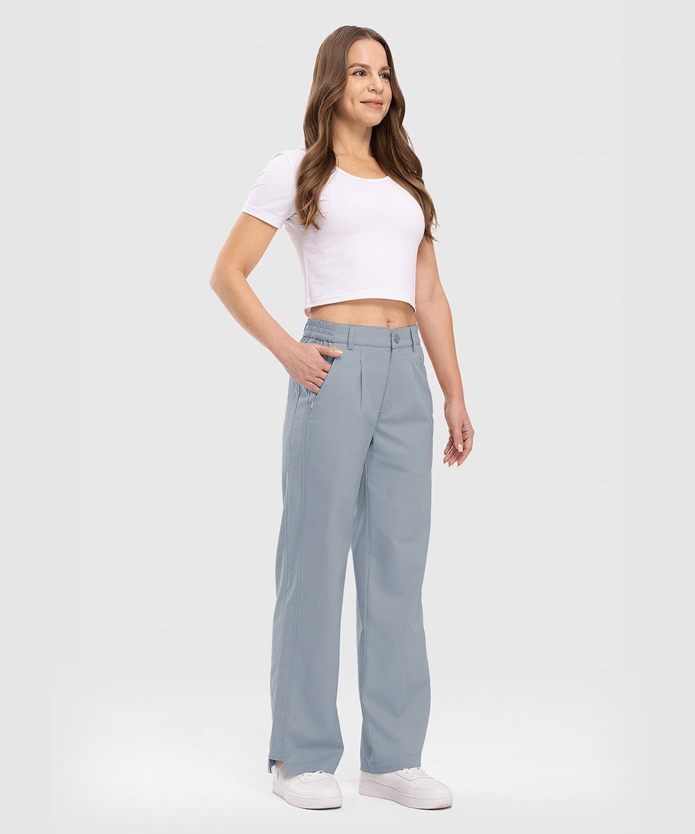 Women's Breathable Casual Straight Linen Pants