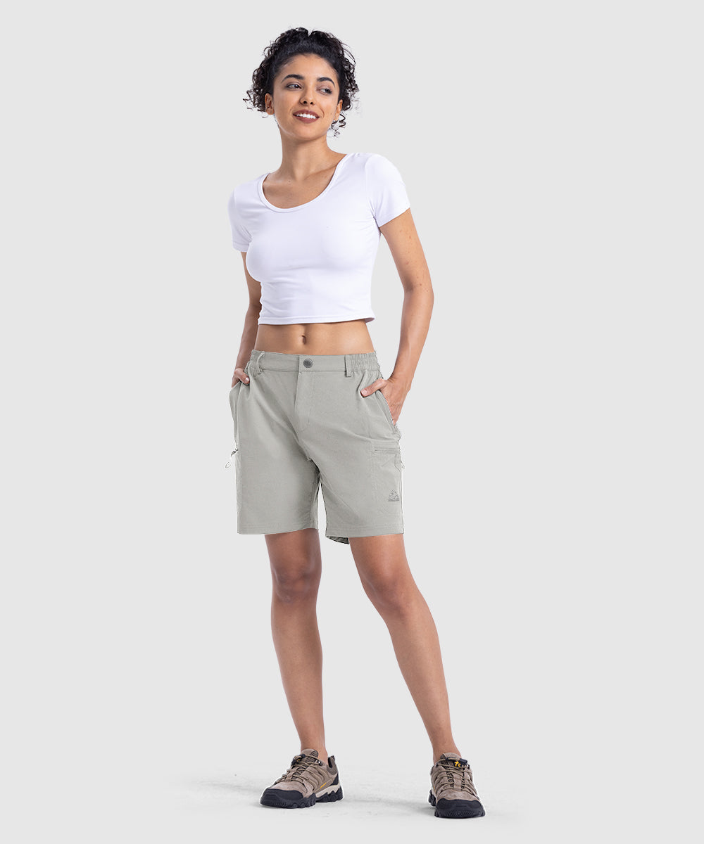 Women's Quick Dry Lightweight Stretchy Cargo Shorts