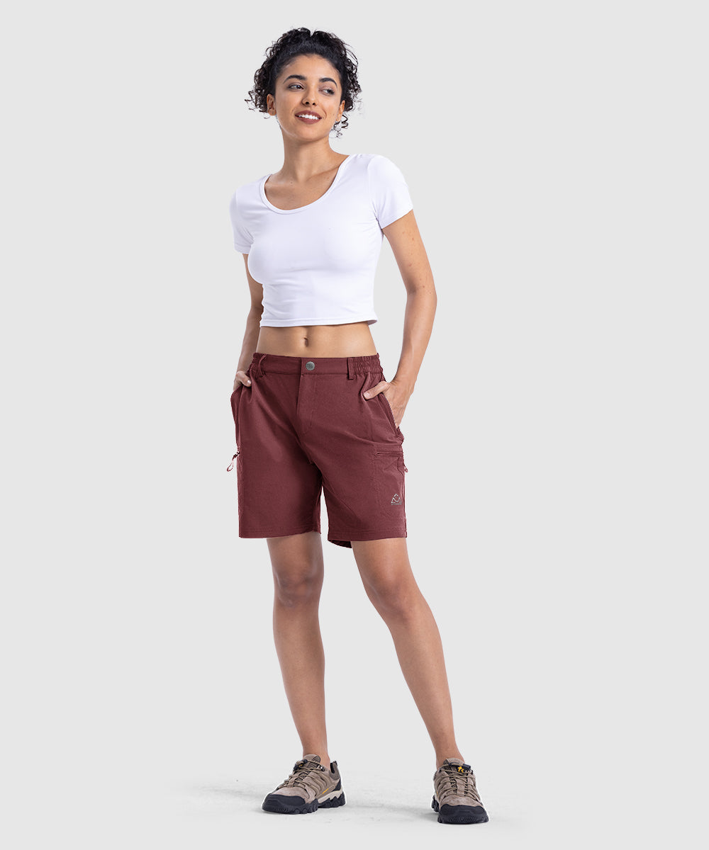 Women's Quick Dry Lightweight Stretchy Cargo Shorts