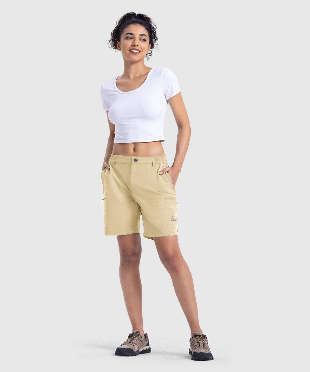 Women's Quick Dry Lightweight Stretchy Cargo Shorts