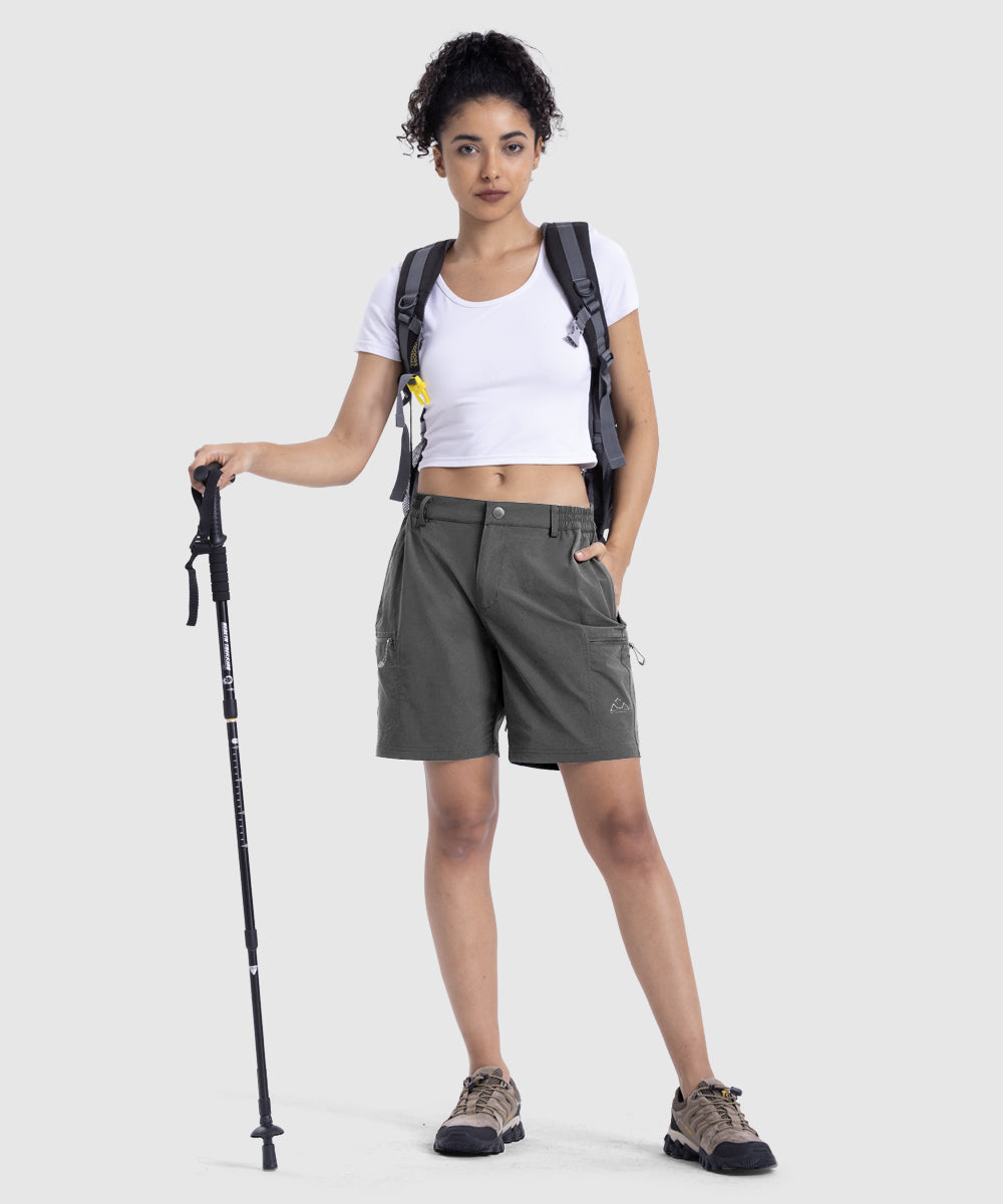 Women's Quick Dry Lightweight Stretchy Cargo Shorts