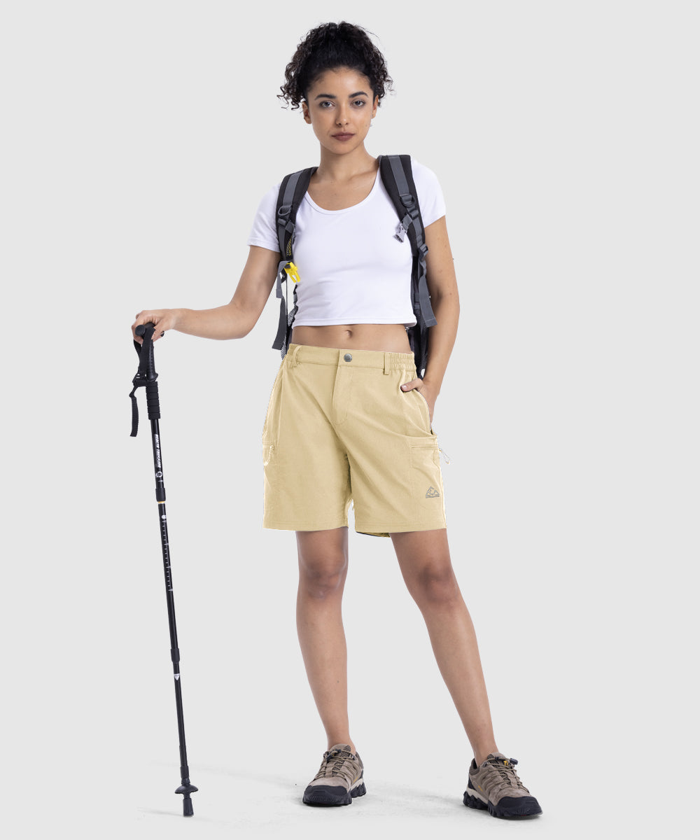 Women's Quick Dry Lightweight Stretchy Cargo Shorts