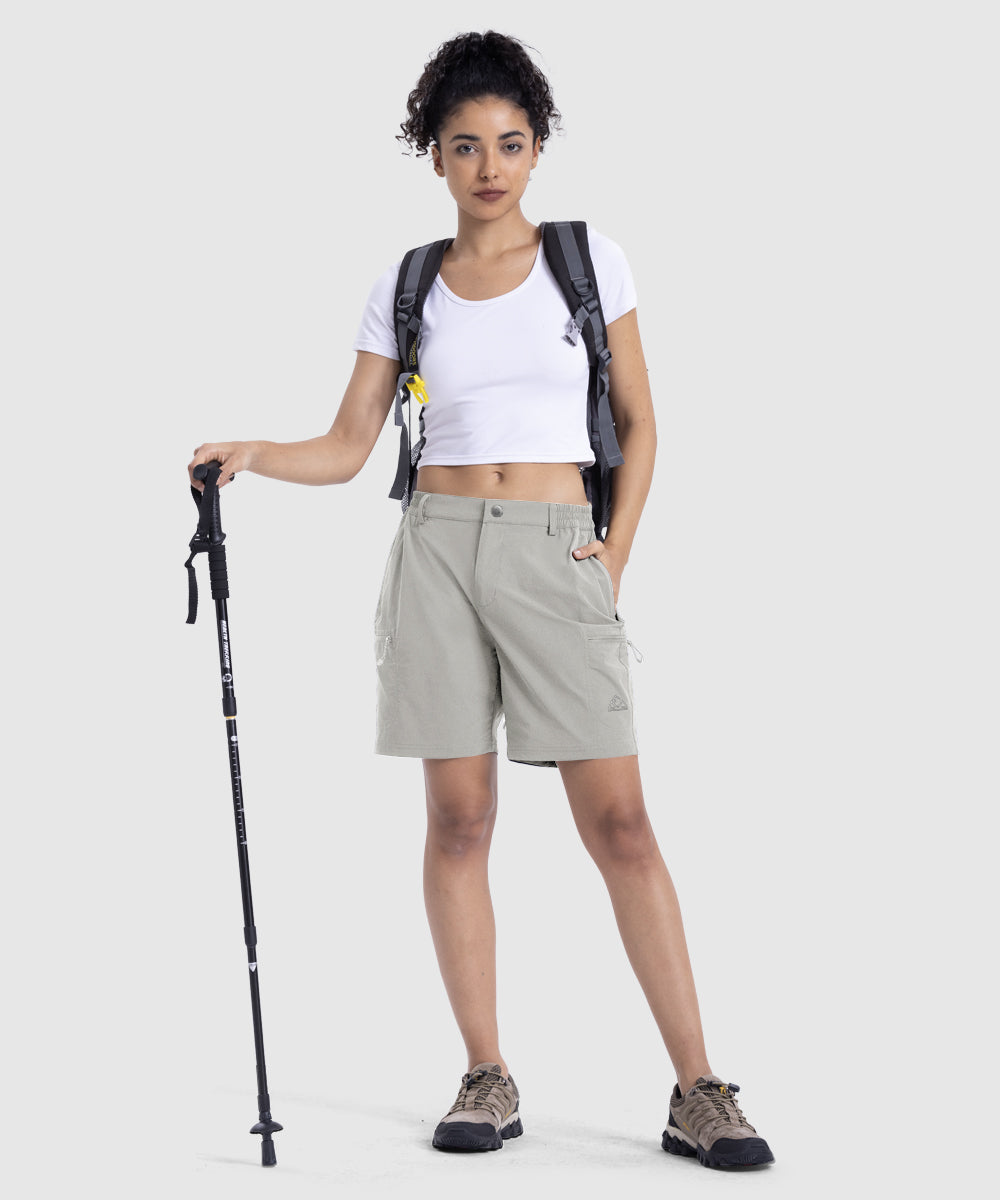 Women's Quick Dry Lightweight Stretchy Cargo Shorts