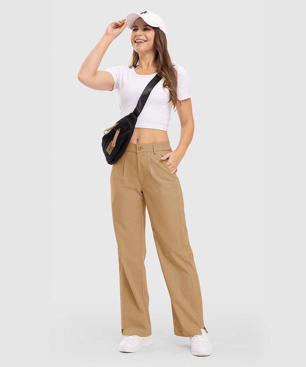 Women's Breathable Casual Straight Linen Pants