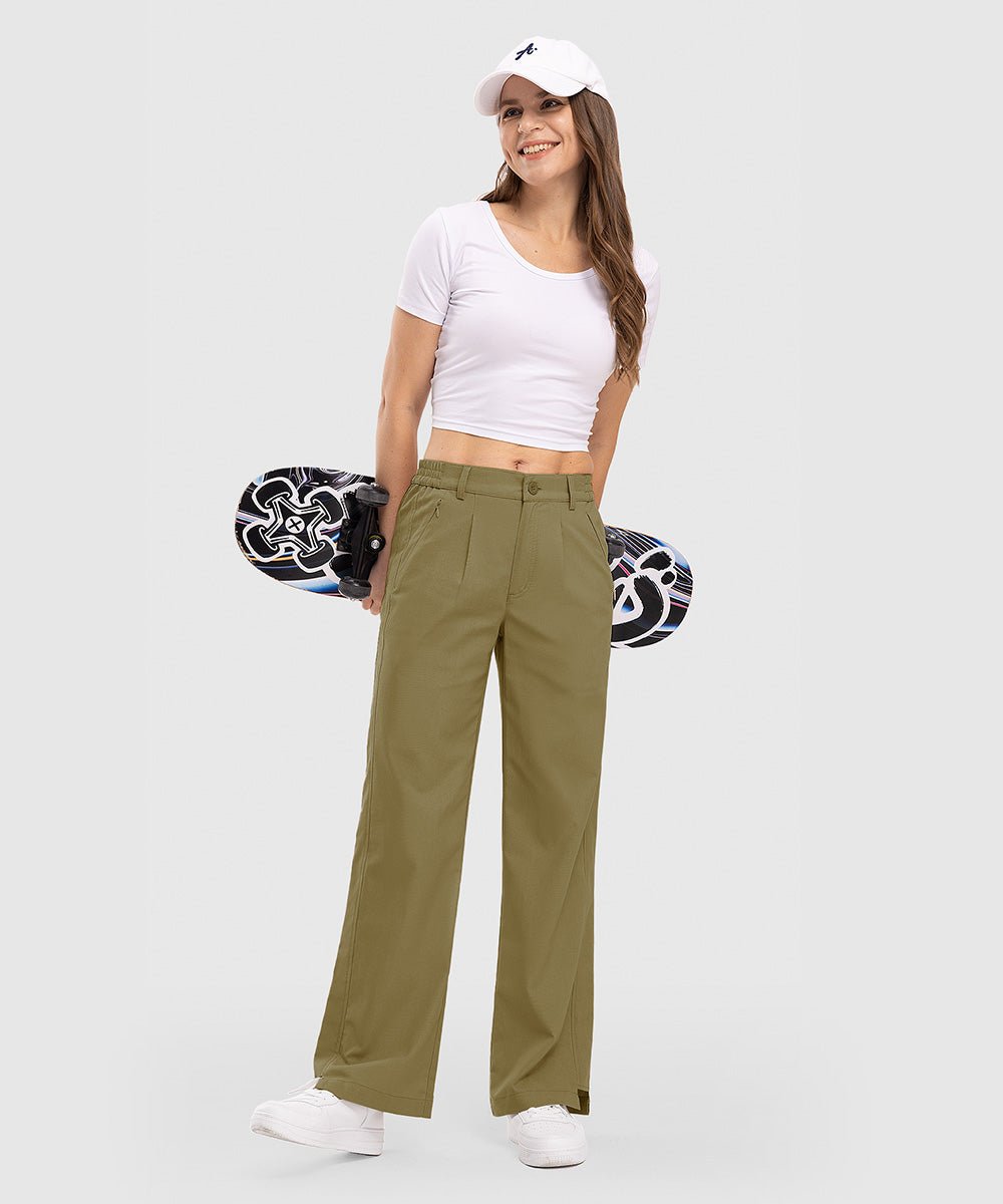 Women's Breathable Casual Straight Linen Pants