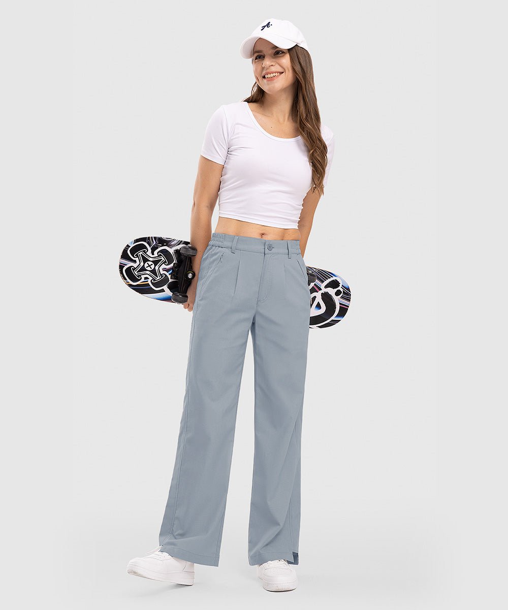 Women's Breathable Casual Straight Linen Pants