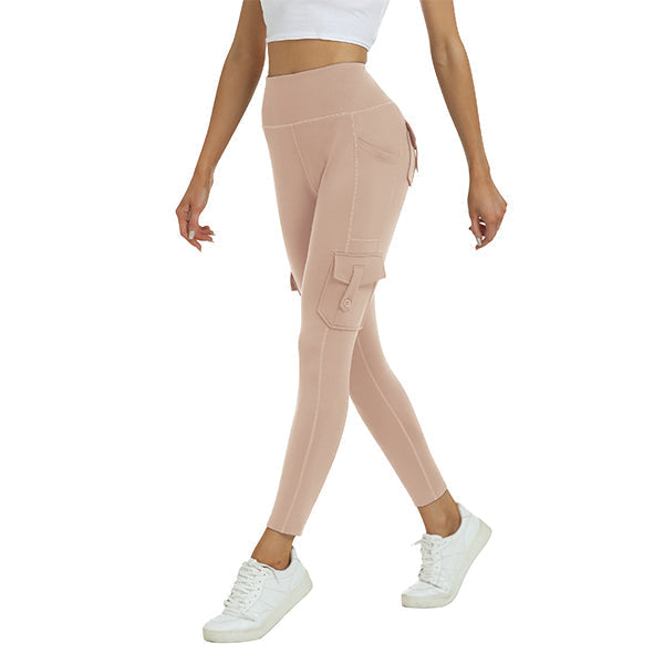 Women's High Waist Sports Pocket Pants