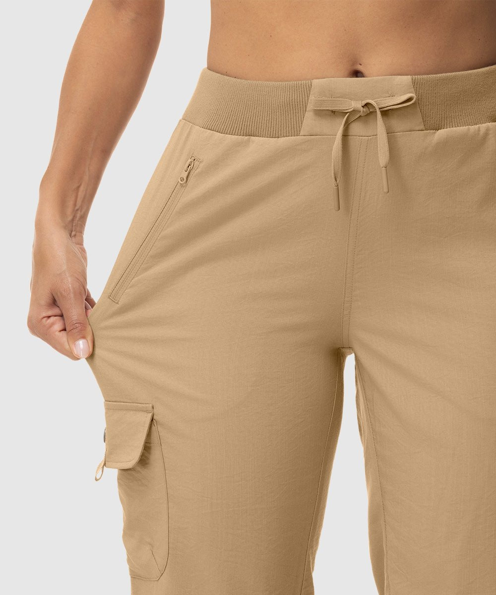 Women's Outdoor Athletic Travel Casual Cropped Pants