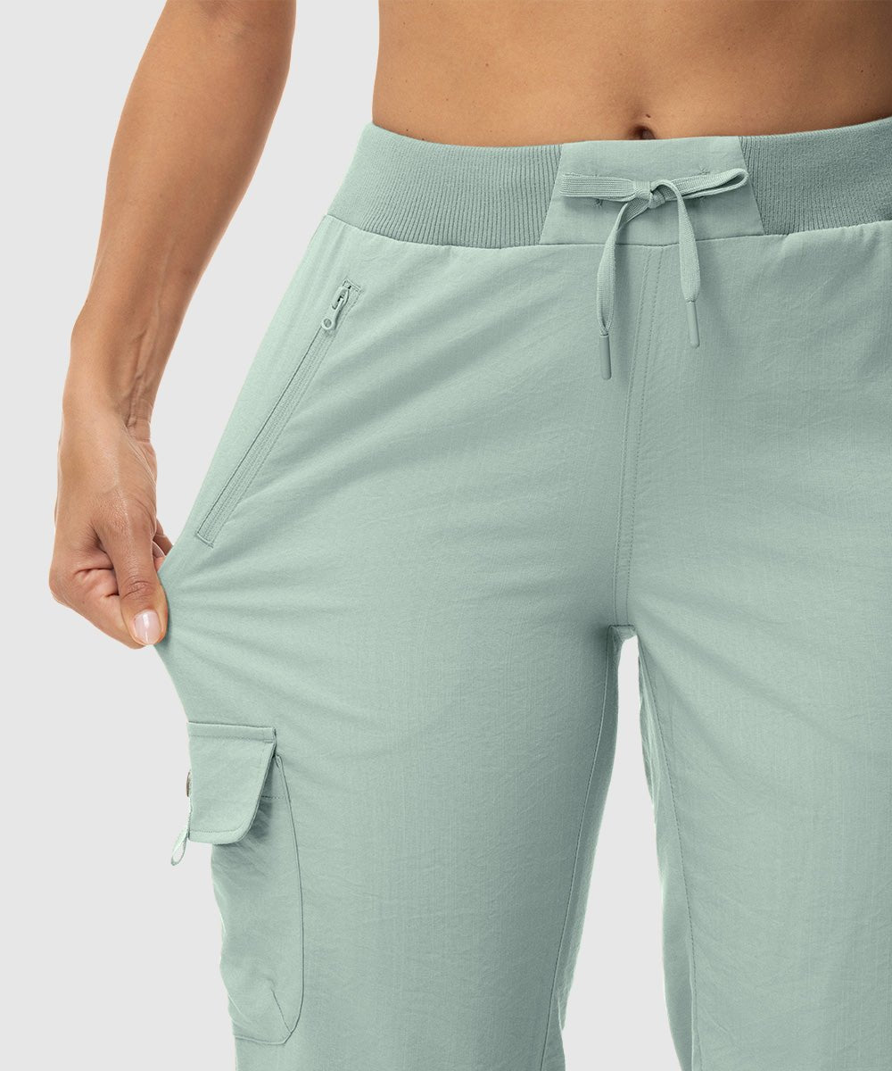 Women's Outdoor Athletic Travel Casual Cropped Pants