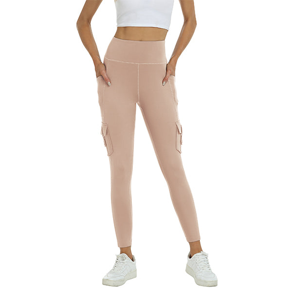 Women's High Waist Sports Pocket Pants