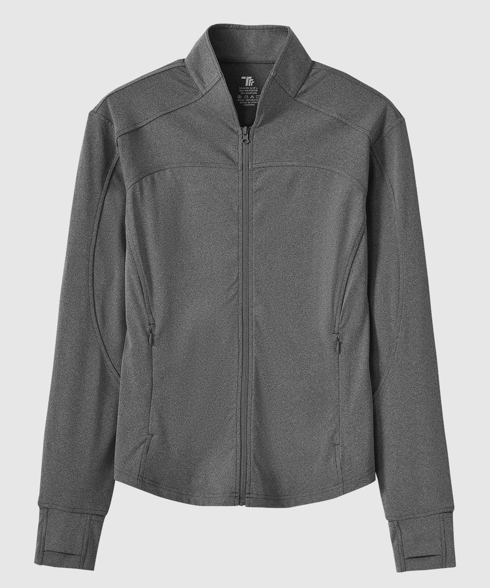 Women's Lightweight Full Zip Tight Mid Layer