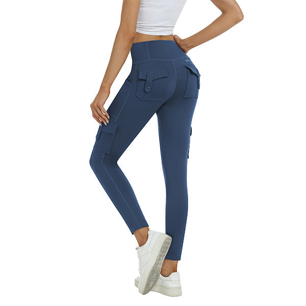 Women's High Waist Sports Pocket Pants