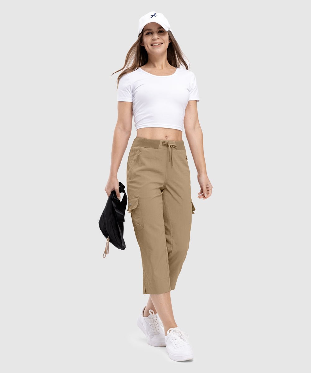 Women's Outdoor Athletic Travel Casual Cropped Pants