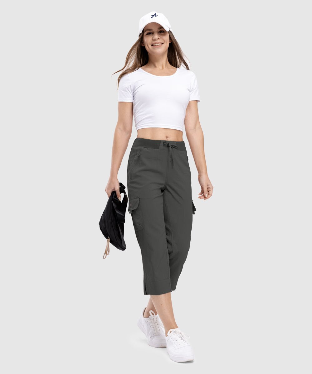 Women's Outdoor Athletic Travel Casual Cropped Pants