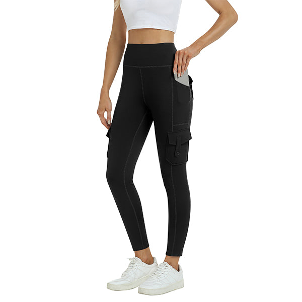 Women's High Waist Sports Pocket Pants