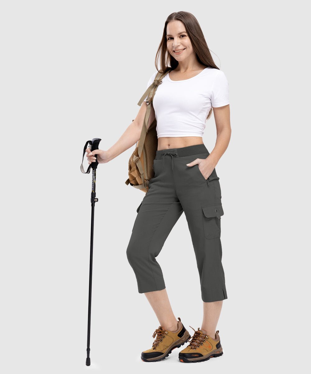 Women's Outdoor Athletic Travel Casual Cropped Pants