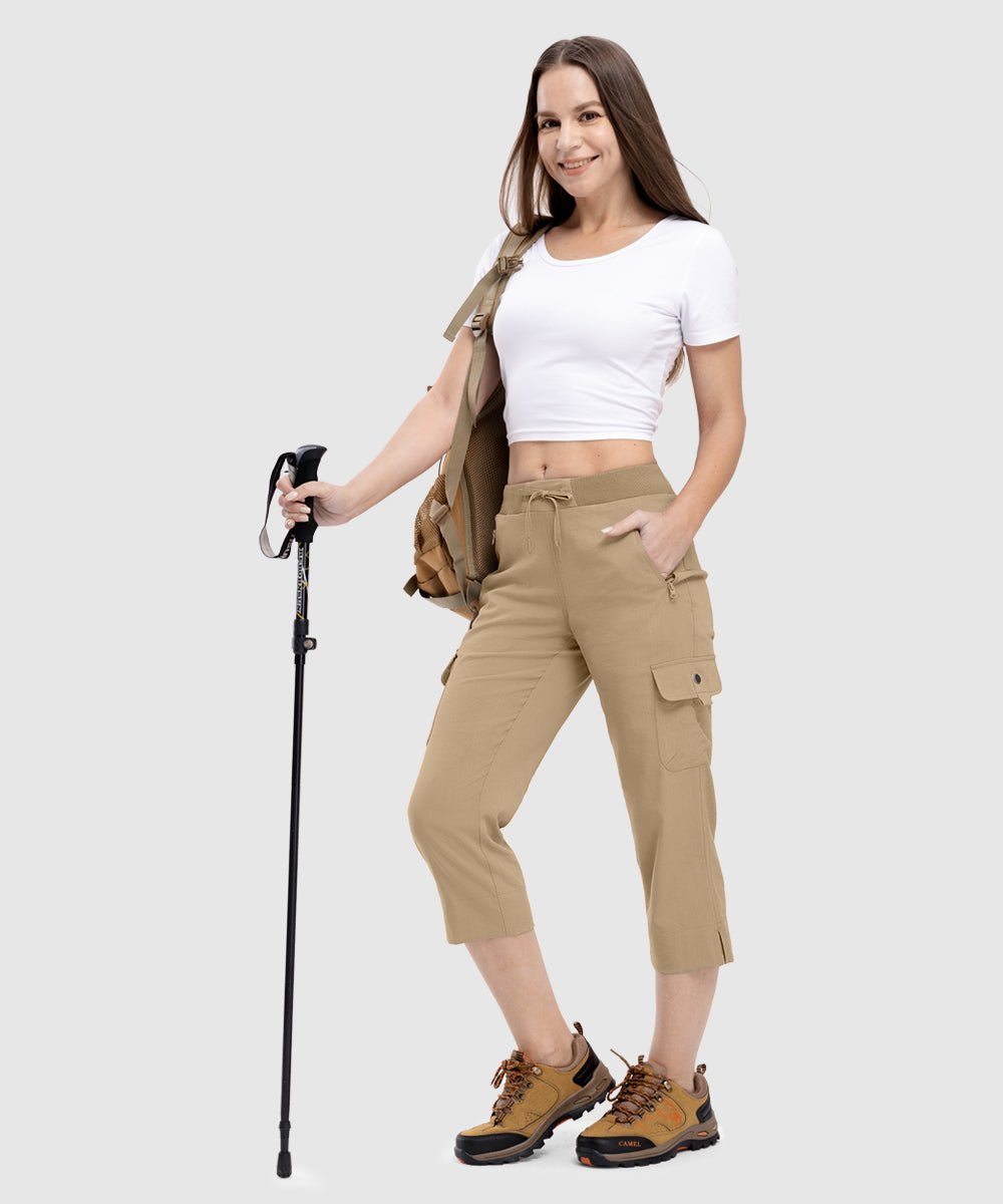 Women's Outdoor Athletic Travel Casual Cropped Pants