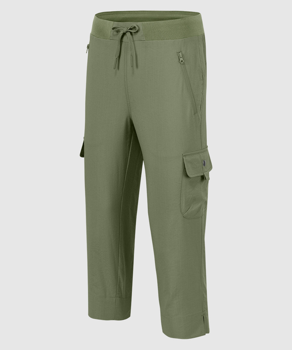 Women's Outdoor Athletic Travel Casual Cropped Pants