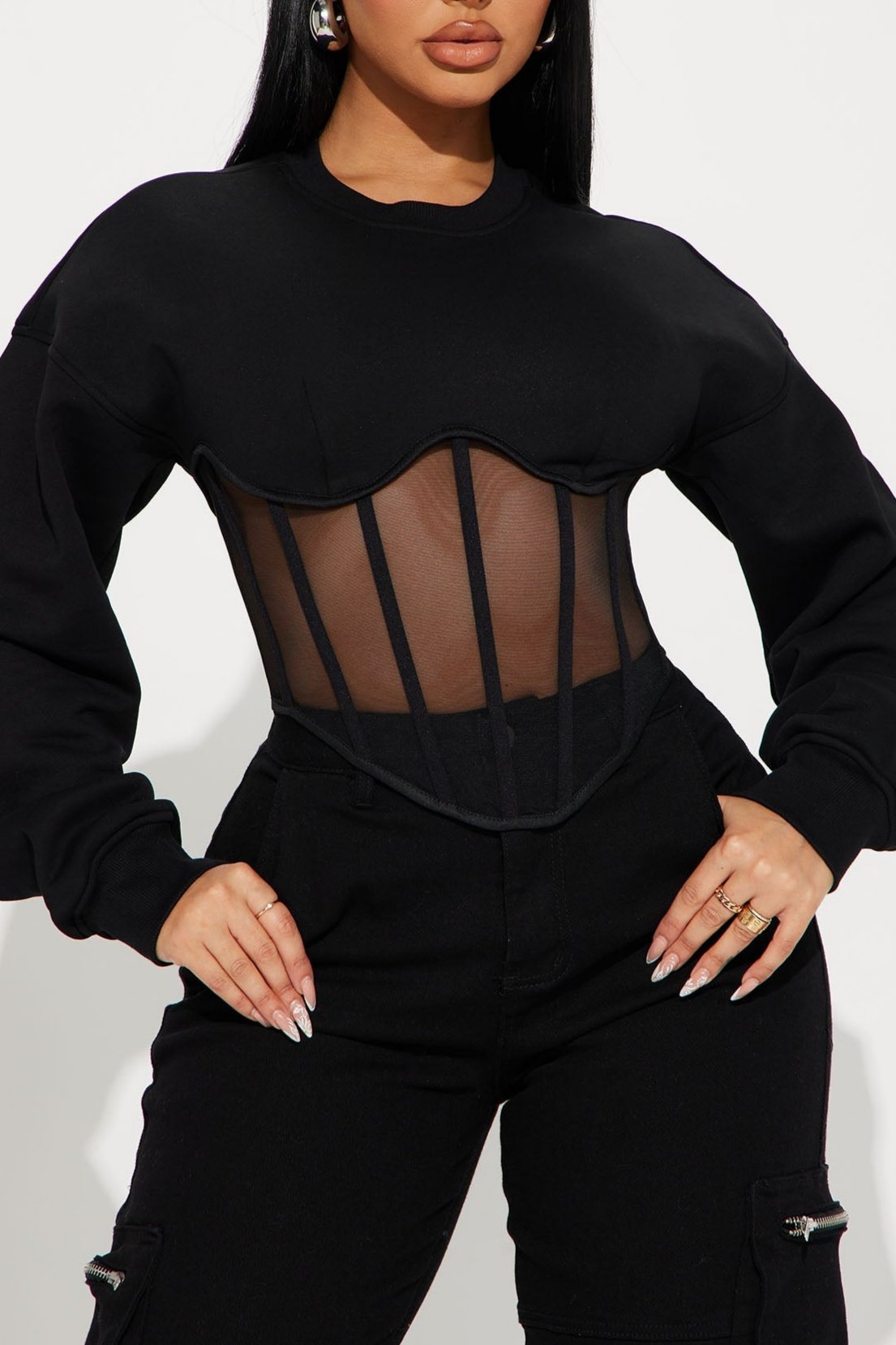 Corset Sweatshirt