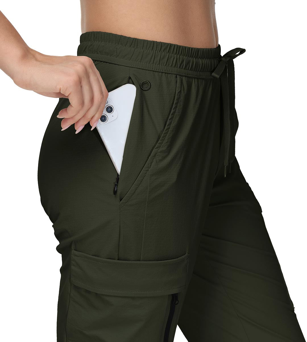 Women's quick-drying waterproof outdoor sports cargo pants