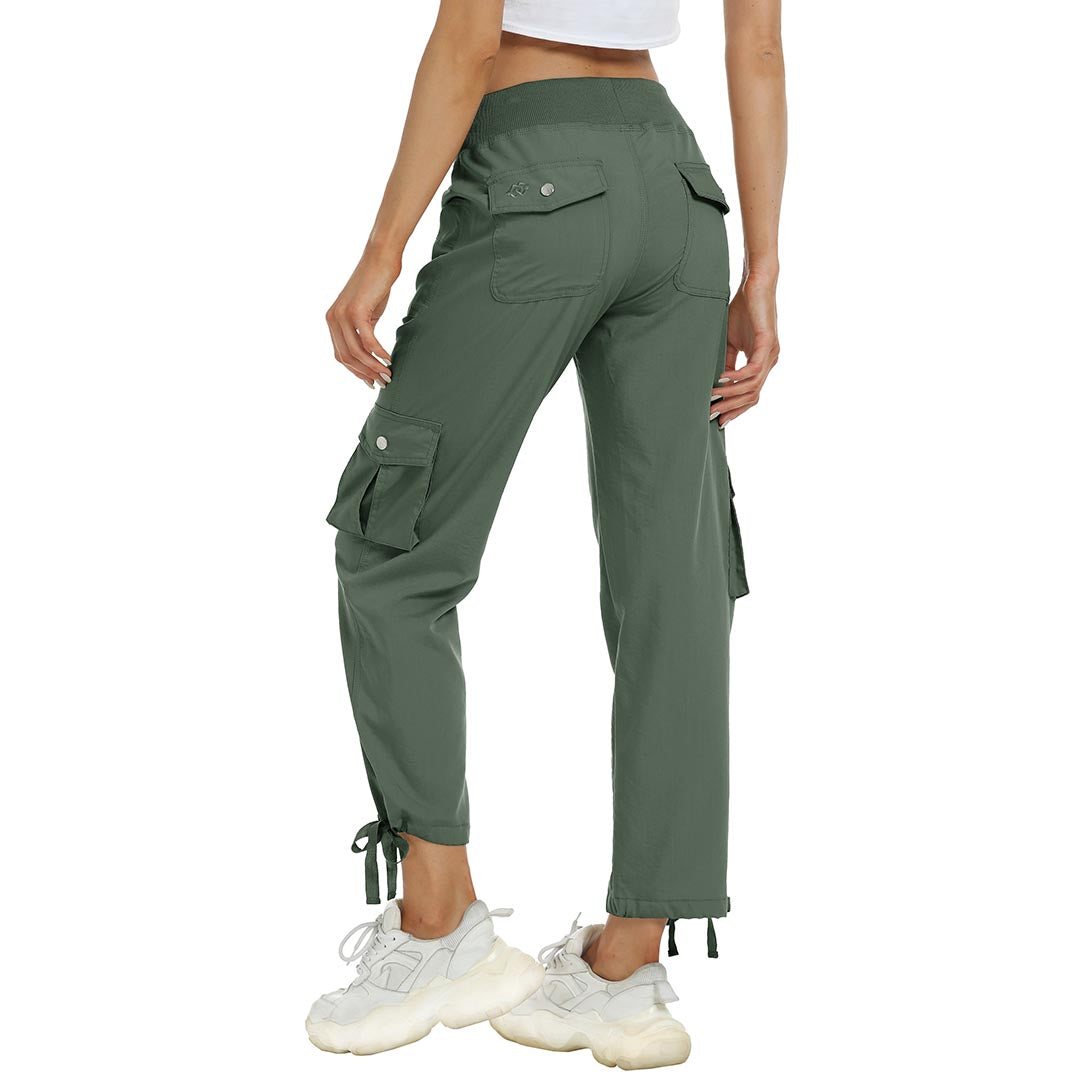 Women's lightweight quick-drying outdoor capri pants