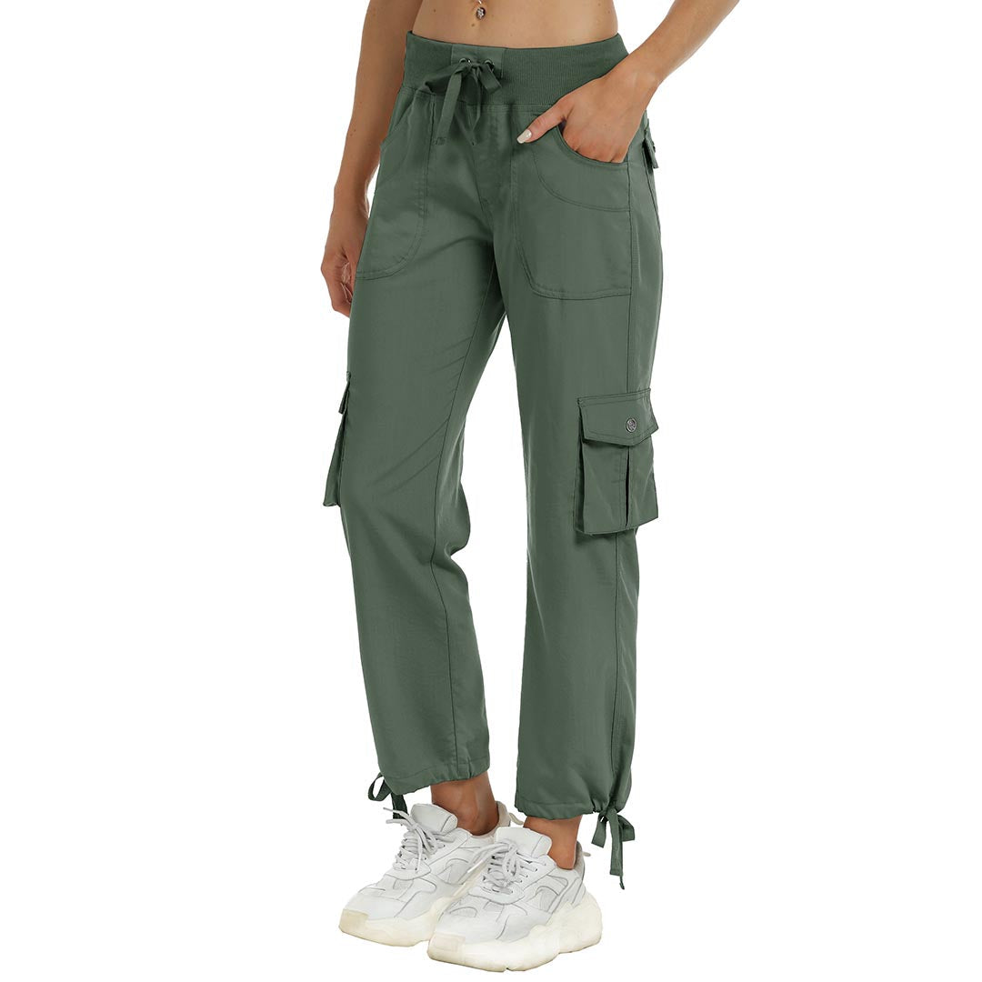 Women's lightweight quick-drying outdoor capri pants