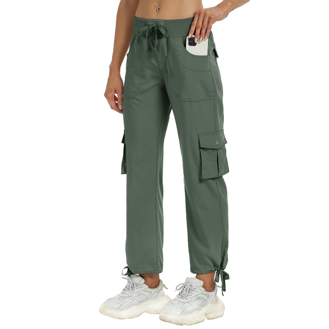 Women's lightweight quick-drying outdoor capri pants