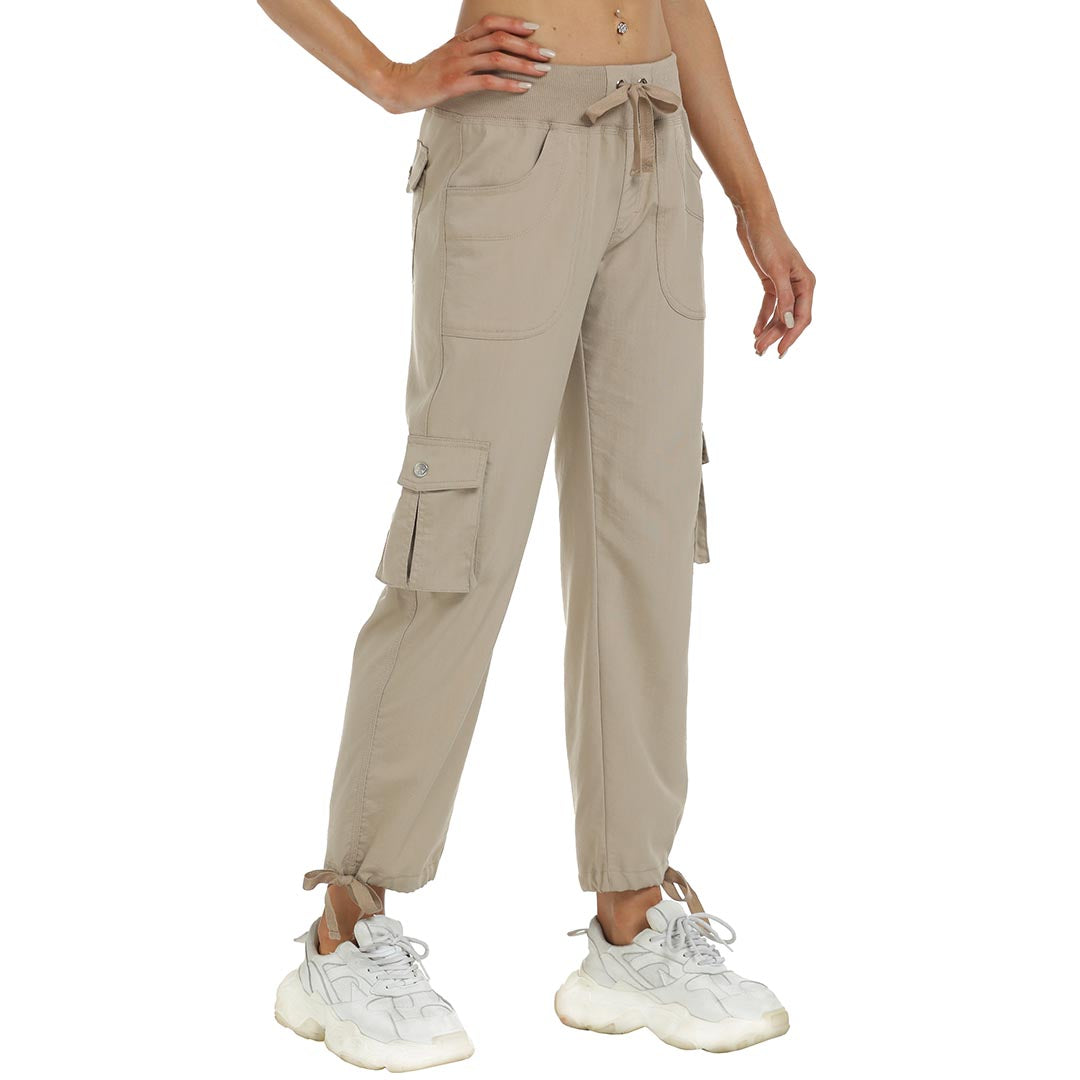 Women's lightweight quick-drying outdoor capri pants