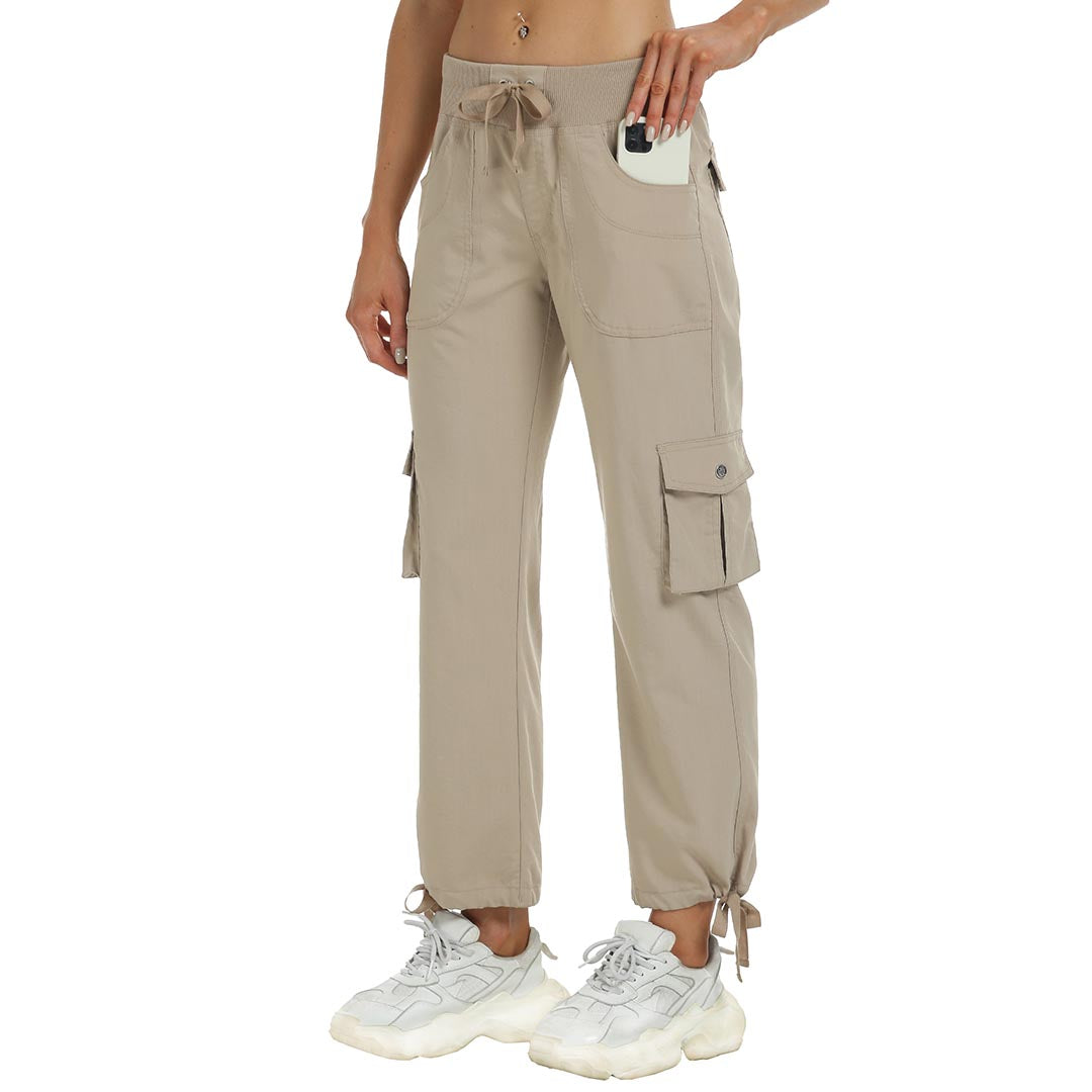 Women's lightweight quick-drying outdoor capri pants